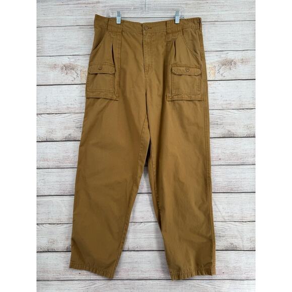 Cabela’s 7 Pockets Hiker Pants Men's 38x34 Brown Outdoor - Picture 1 of 11